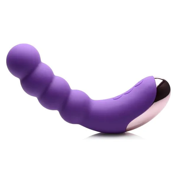 50x Silicone Beaded Vibrator Purple Gossip Vibrators