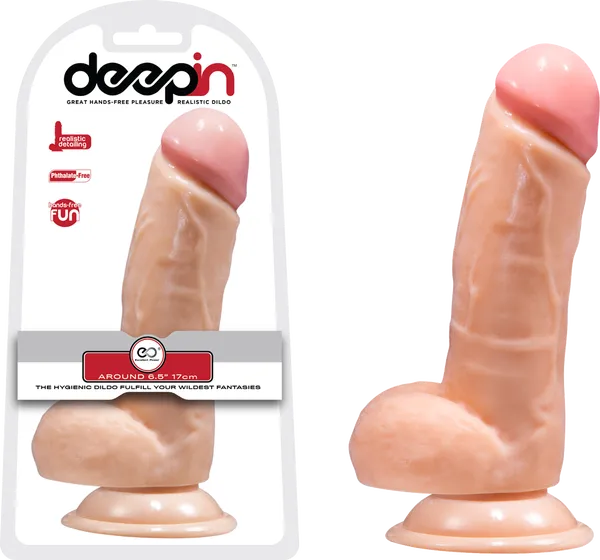 65 Realistic Dong With Balls Flesh Excellent Power Dildos