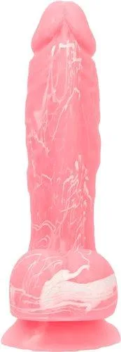 Addiction Brandon Glow In The Dark Pink 75 Inches Dildo BMS Dildos