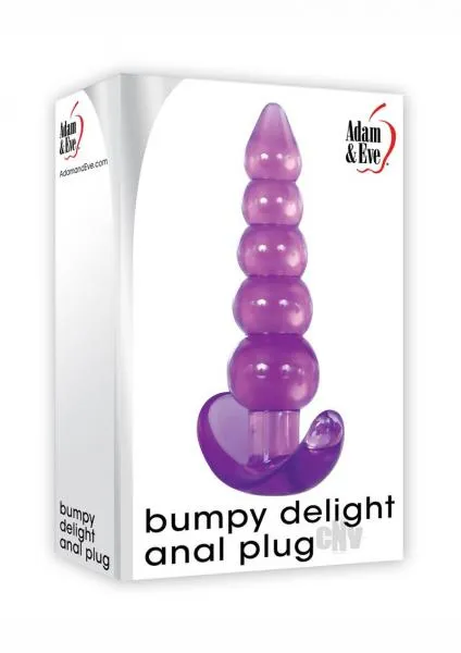 Anal Adam Eve Bumpy Delight Anal Plug Purple