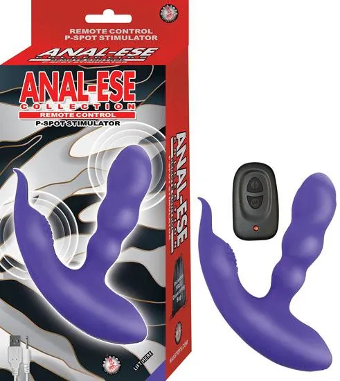 Anal Anal Ese Anal Ese Remote Control P Spot Stimulator Purple