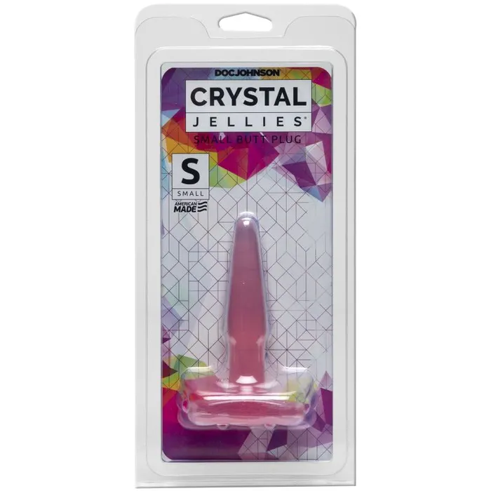 Anal Crystal Jellies Small Butt Plug Pink