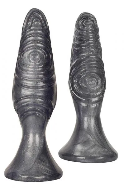 Anal Curve Novelties Royal Hiney Red The Pawns Silver Butt Plugs