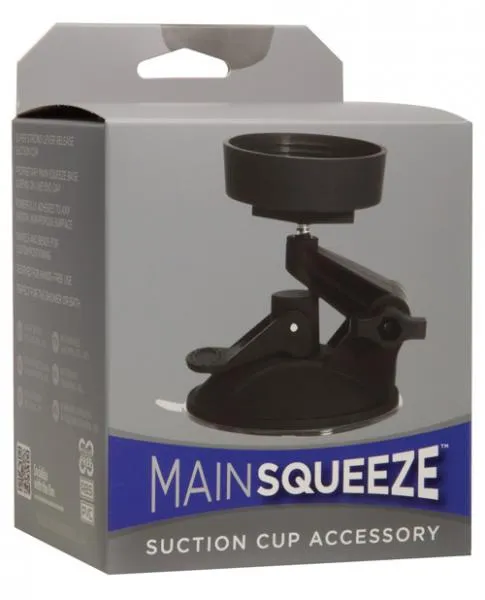 Anal Doc Johnson Main Squeeze Suction Cup Accessory Black