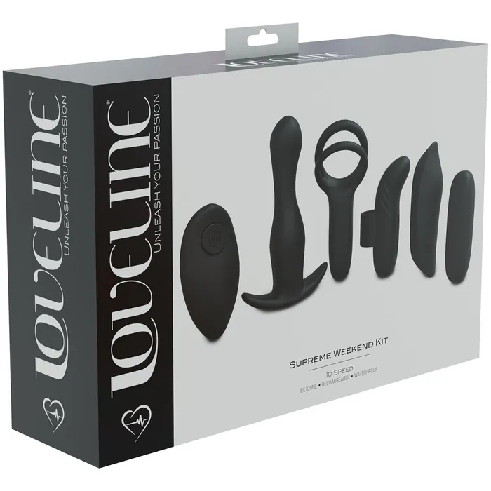 Anal LOVELINE Supreme Weekend Kit Black Shots Toys