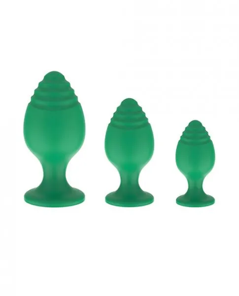 Anal Nobu Nobu Rainbow Silicone Plug Set Green