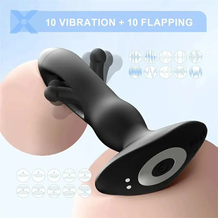 Anal OOTYEMO Remote Control Flapping Prostate Massager