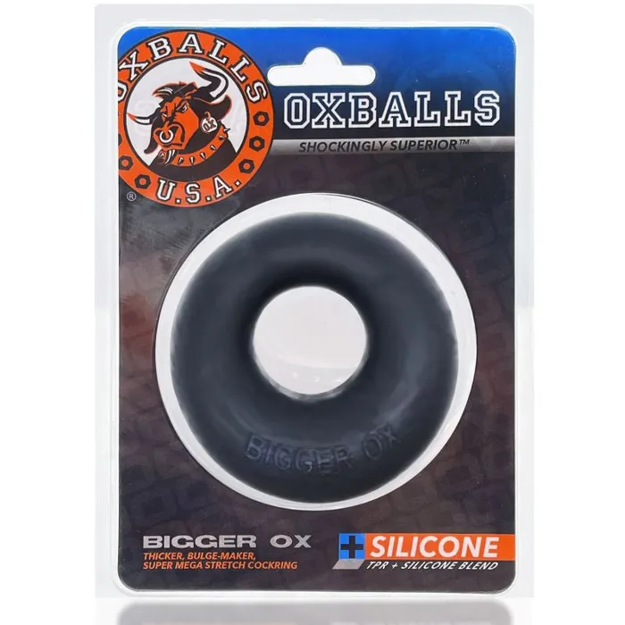 Anal OxBalls Bigger Ox Cockring Black Ice