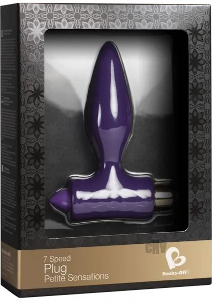 Anal RocksOff Petite Sensations Plug 7 X Purple