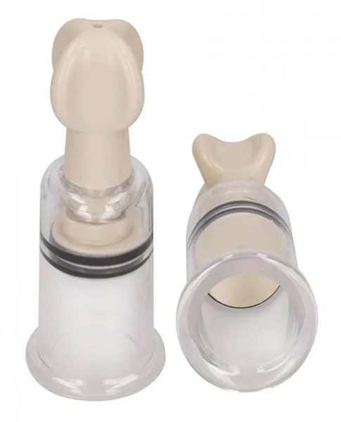 Anal Shots Pumped Nipple Suction Set Small Clear