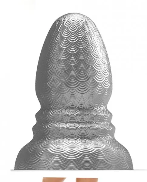 Anal STRETCHand039R 665 Stretchr Ripple Butt Plug Xl Gun Metal