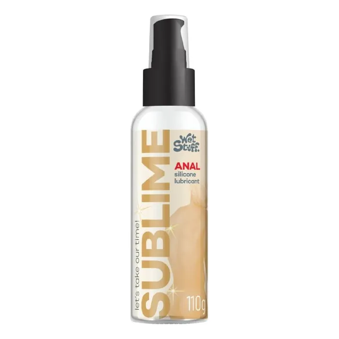 Anal Wet Stuff Sublime Anal Silicone Lubricant Pump Top 110g Wet Stuff