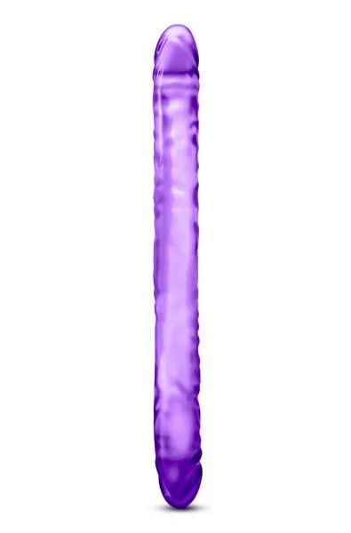 B Yours 18 Inches Double Dildo Purple Blush Dildos