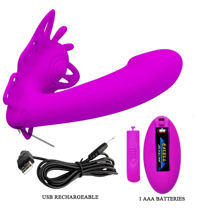 Bailes Female Sex Toys Gspot Wearable Butterfly with Remote