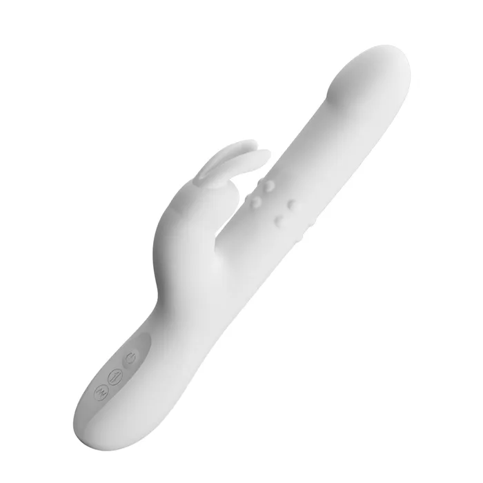 Bailes Vibrators Vibrator White Thrusting Rotating Rabbit Vibe