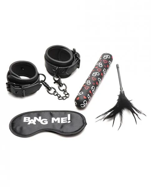 Bang 4 Pc Bondage Kit Black Bang Anal