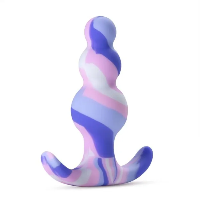 Blush Novelties Anal Avant Twilight Butt Plug Blue Swirl