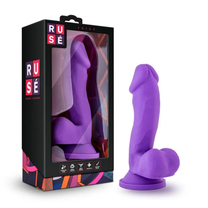 Blush Novelties Dildos Ruse Juicy Dong Purple