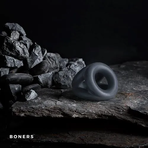 Boners Female Sex Toys Boners Liquid Silicone Open Cock Sling Gray