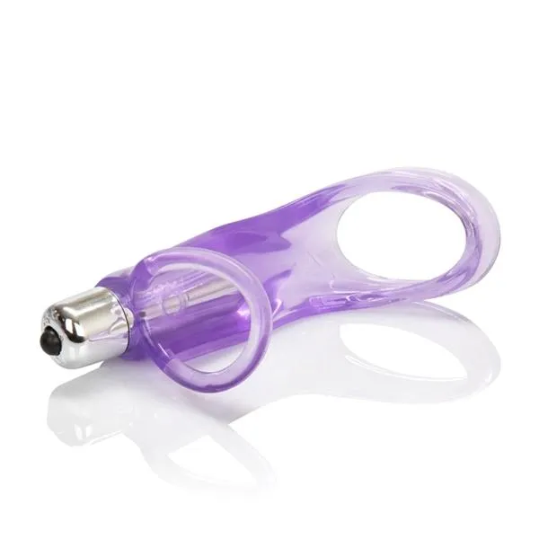 Calexotics Vibrators Intimate Pleasure Ring Vibrating Purple Enhancer