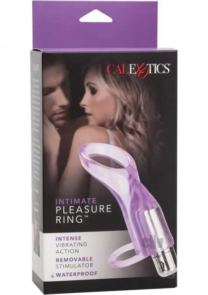 Calexotics Vibrators Intimate Pleasure Ring Vibrating Purple Enhancer