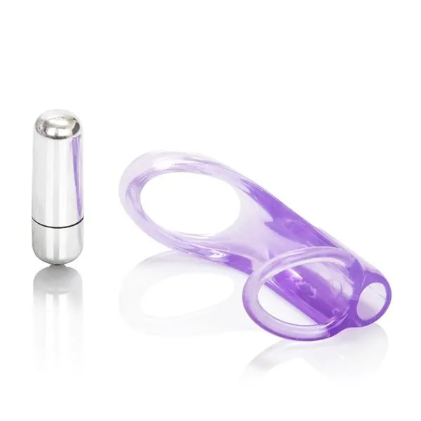 Calexotics Vibrators Intimate Pleasure Ring Vibrating Purple Enhancer