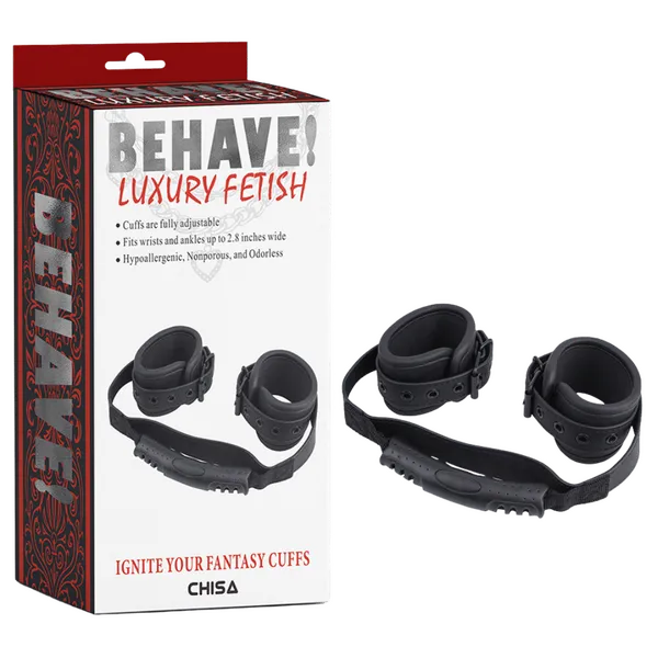 Chisa Anal Behave Ignite Your Fantasy Cuffs Black