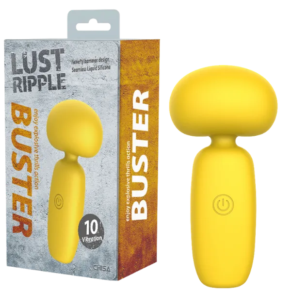 Chisa Novelties Vibrators Lust Ripple Buster Yellow