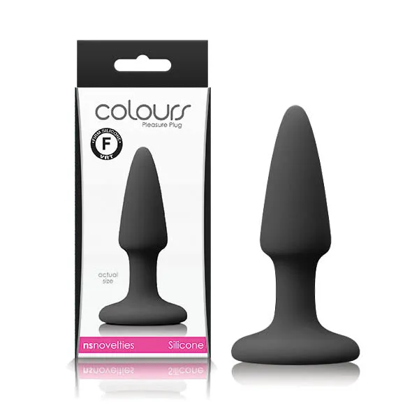 Colours Pleasures Black Mini Butt Plug NS Novelties Anal