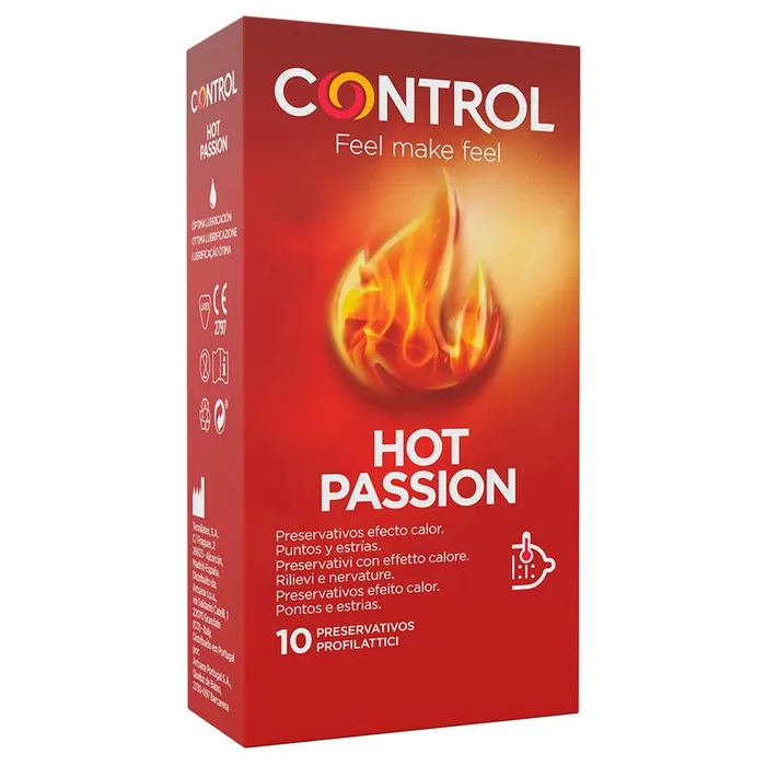 Control Female Sex Toys Control Preservativi Hot Passion 10 pezzi