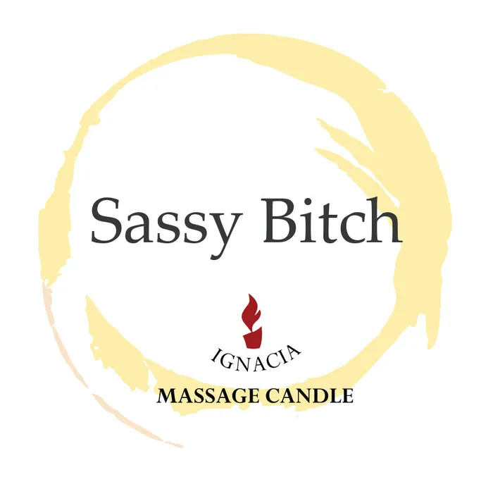 Couples Ignacia Massage Candle Sassy Bitch 150g