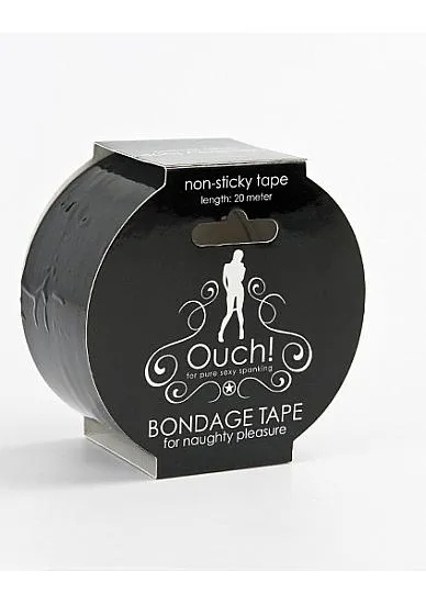 Couples Ouch Bondage Tape Black Shots