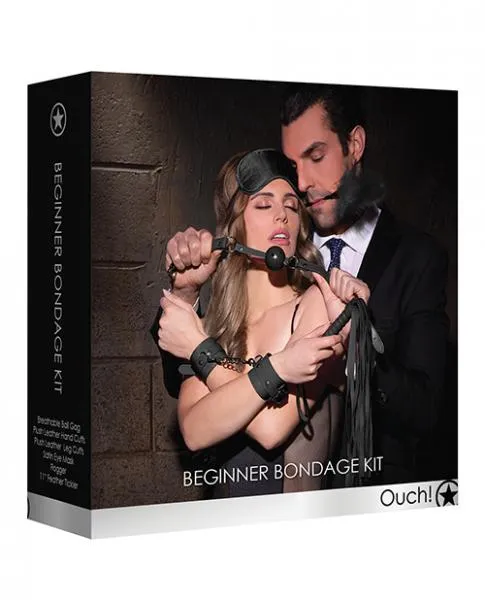 Couples Shots Ouch Beginners Bondage Kit Black