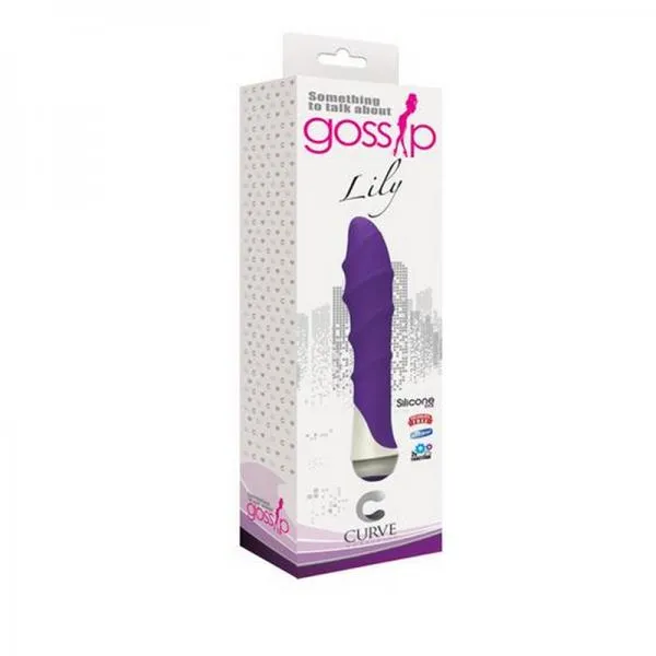 Curve Novelties Vibrators Lily 7 Function Waterproof Silicone Vibe Purple