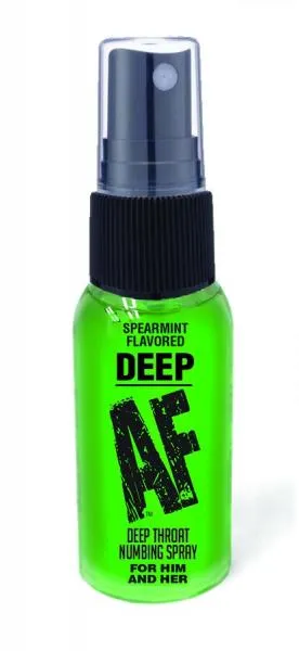 Deep Af Deep Throat Numbing Spray Spearmint Little Genie Male Sex Toys