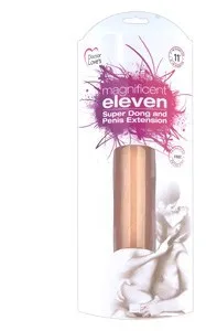 Dildos Deeva Magnificent Eleven Super Dong Penis Extension 11 Inch Beige