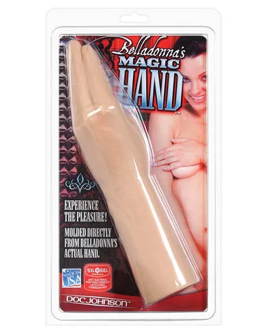 Dildos Doc Johnson Belladonnas Magic Hand 115 Inches Beige