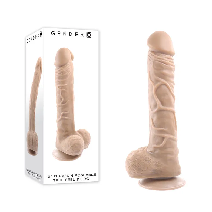 Dildos Gender X Gender X 10 FLEXSKIN POSEABLE TRUE FEEL Light