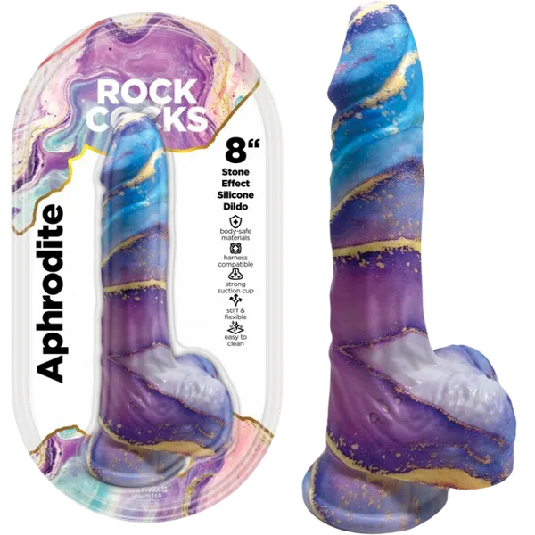 Dildos Hott Products Unlimited Aphrodite 8 Textured Dildo