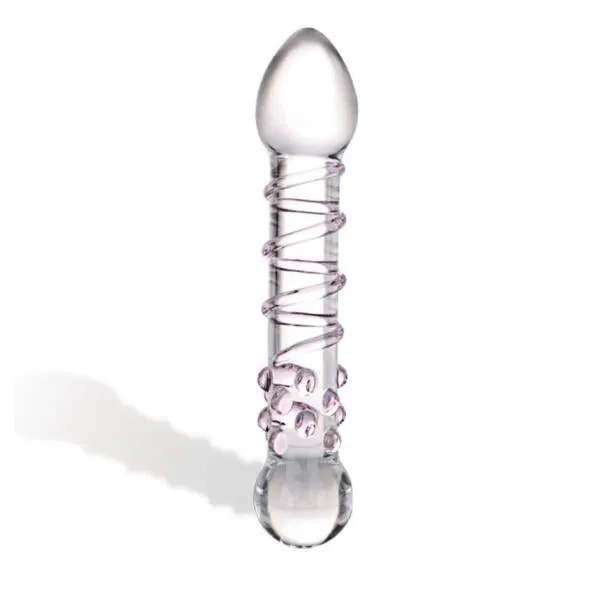 Dildos Seductucom Spiral Staircase Full Tip Glass Dildo