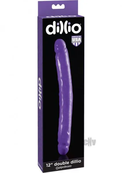 Dillio Purple 12 Inches Double Dong Pipedream Dildos