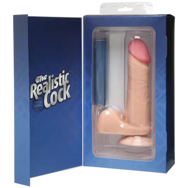 Doc Johnson Dildos The Realistic Cock Ultraskyn 6 Inch Beige