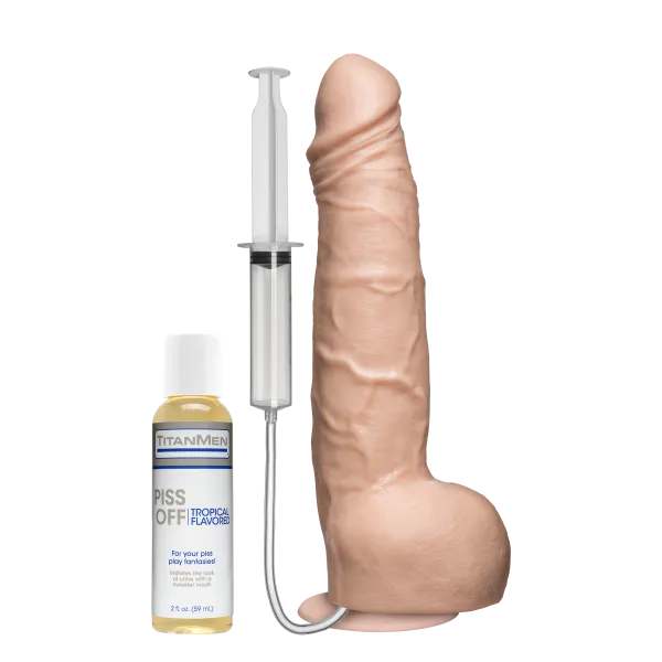 Doc Johnson Female Sex Toys Piss Off Dildo With Suction Cup Beige