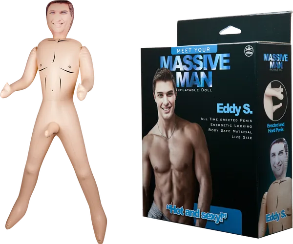 Excellent Power Massive Man Inflatable Doll Eddy S Flesh Male Sex Toys