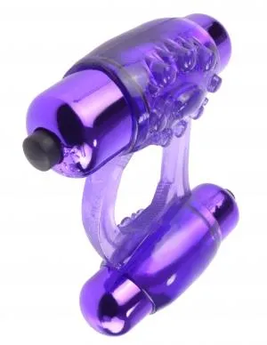 Fantasy C Ringz Duo Vibrating Super Ring Purple Pipedream Male Sex Toys