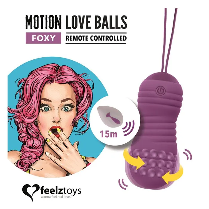 feelztoys Vibrators Feelztoys Uovo Vibrante Foxy Viola