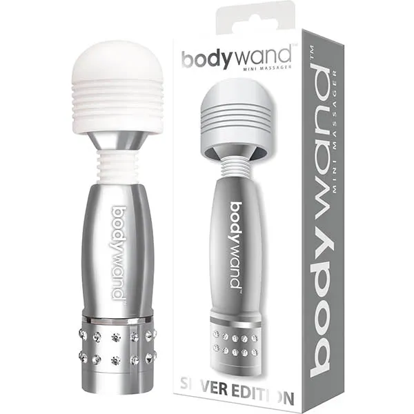 Female Sex Toys Bodywand Bodywand Mini Silver Mini Massager Wand