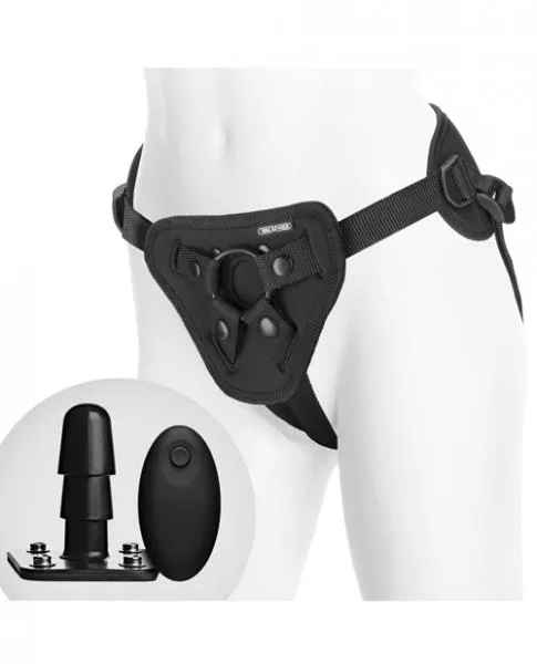 Female Sex Toys Doc Johnson Vac U Lock Supreme Harness With Vibrating Plug