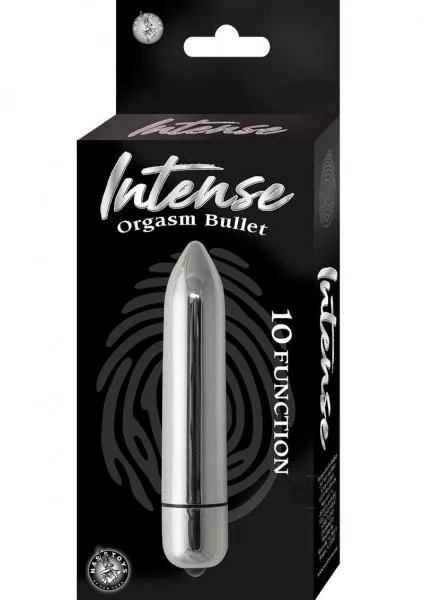 Female Sex Toys Intense Orgasm Bullet Vibrator Silver Nasstoys