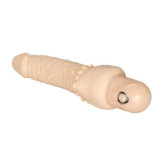 Female Sex Toys Power Stud Power Stud Cliterrific Vibrating Dildo Beige